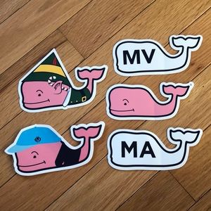 Lot of 5 Vineyard Vines Stickers
